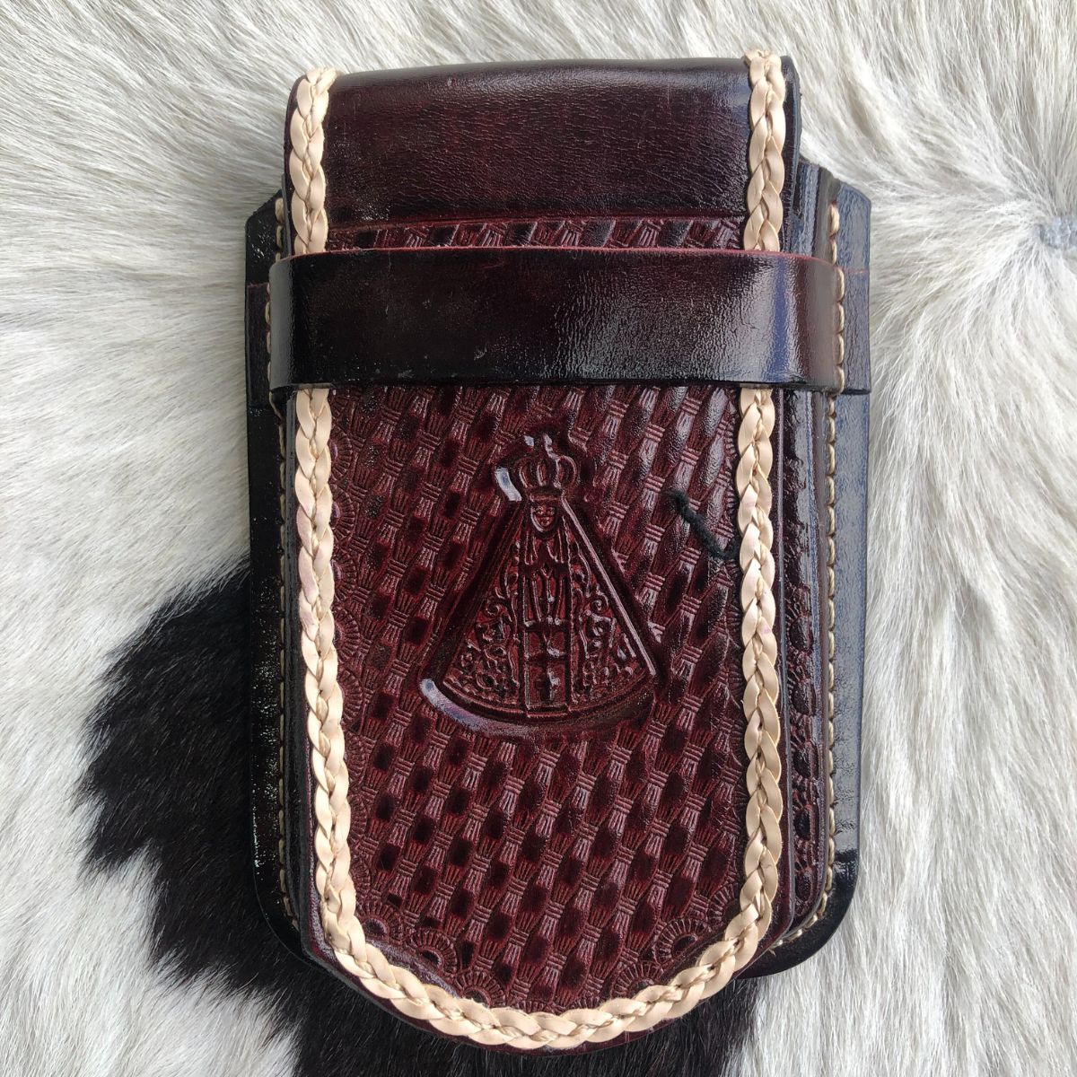 Capa Para Celular Nossa Senhora Trança Lateral