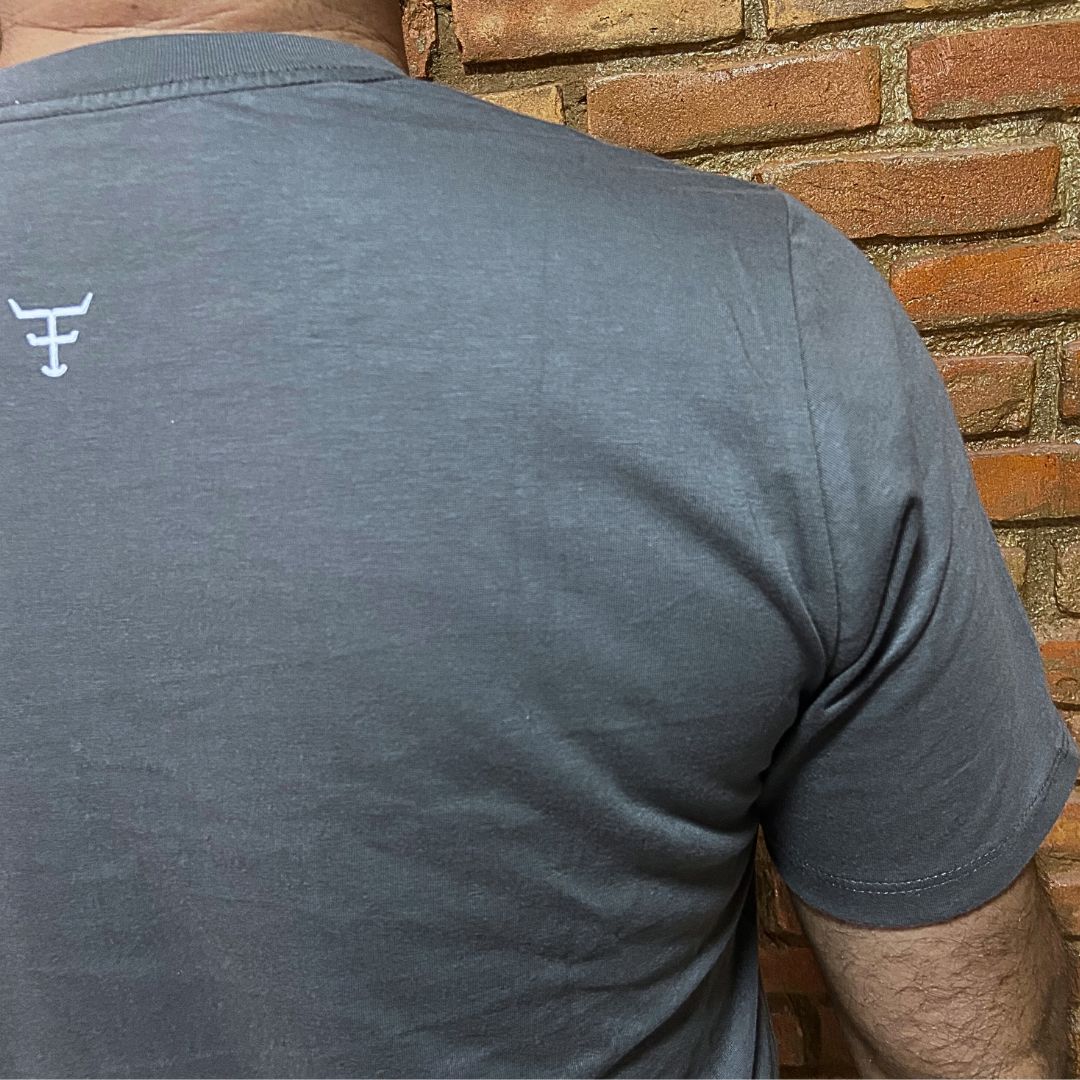 Camisa Texas Farm Masculina REF. CM143 CINZA MÉDIO