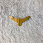 Adesivo Para Chapéu Touro Texas Com Borda Branca