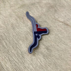 Adesivo Para Chapéu Touro Texas Com Borda Branca