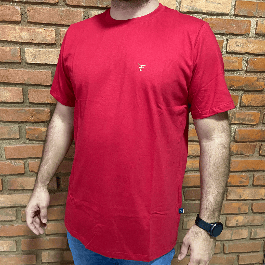 Camisa Texas Farm Masculina REF. CM143 VERMELHO