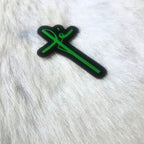 Adesivo Para Chapéu Fé Verde