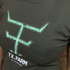 Camisa Texas Farm Feminina REF. CF273 VERDE FLORESTA