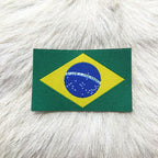 Adesivo Para Chapéu Bandeira Do Brasil