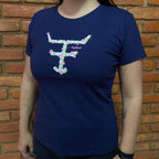 Camisa Texas Farm Feminina REF. CF283 AZUL MARINHO