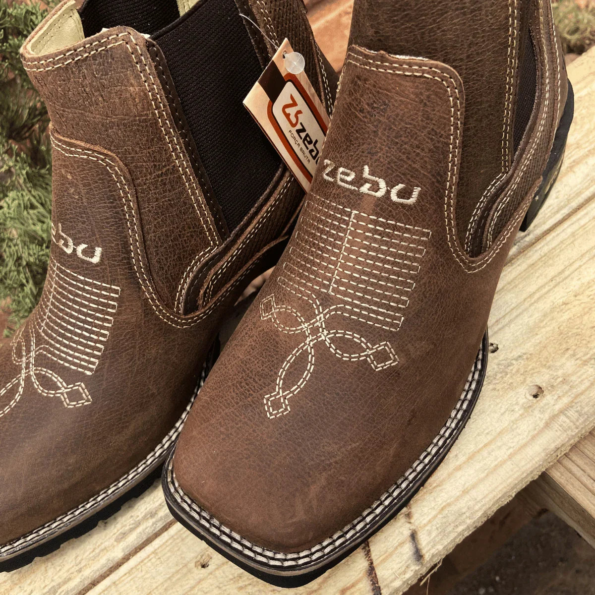 Botina Original Zebu Referência 57110 Terra – Couros ALLAS