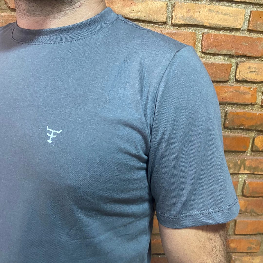 Camisa Texas Farm Masculina REF. CM143 CINZA MÉDIO