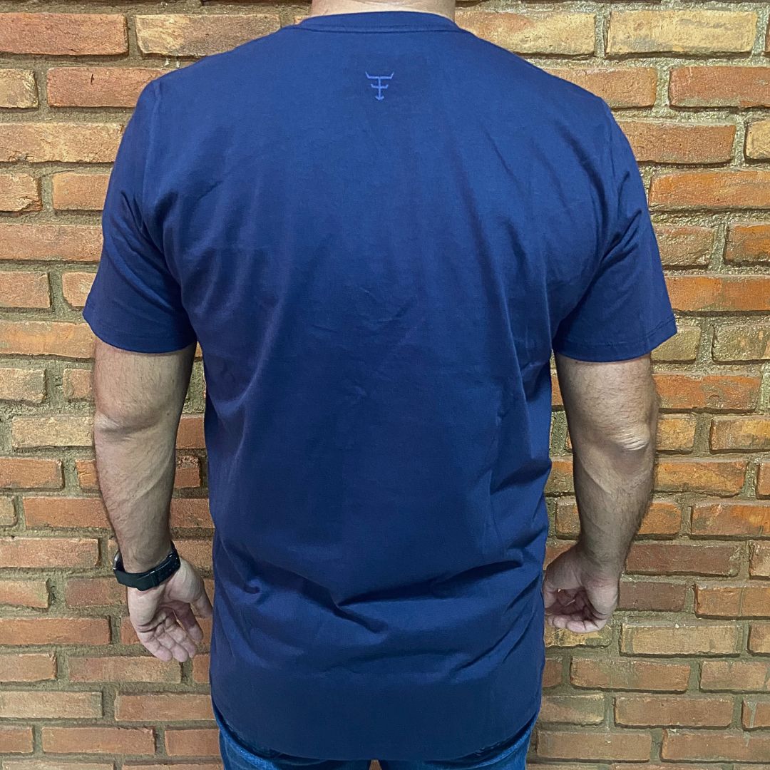 Camisa Texas Farm Masculina REF. CM617 AZUL MARINHO