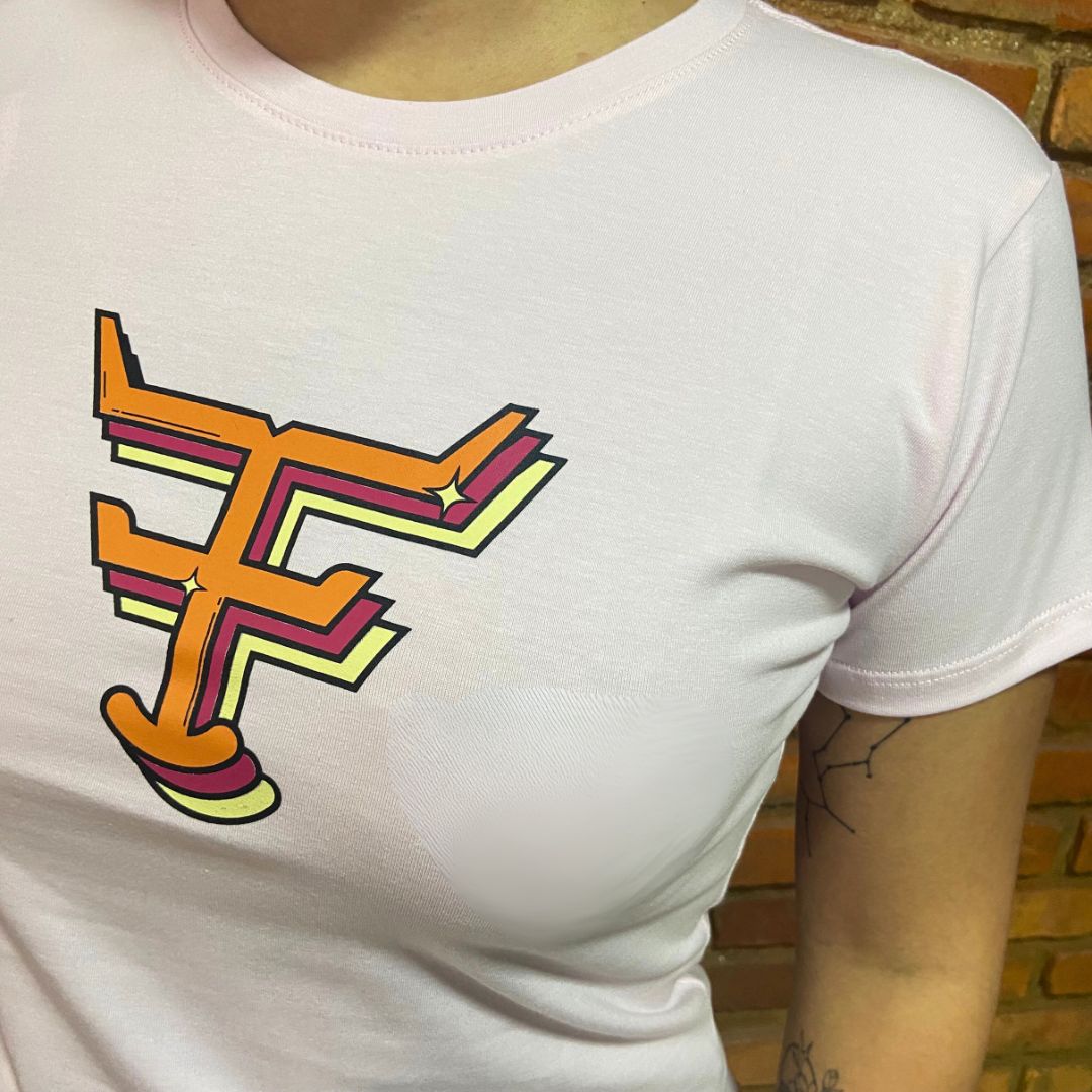 Camisa Texas Farm Feminina REF. CF296 ROSA BB