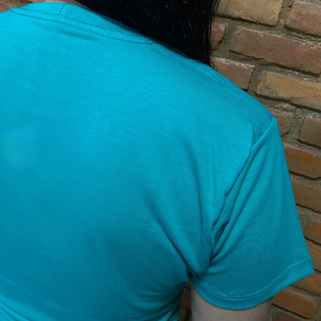 Camisa Texas Farm Feminina REF. CF273 VERDE JADE