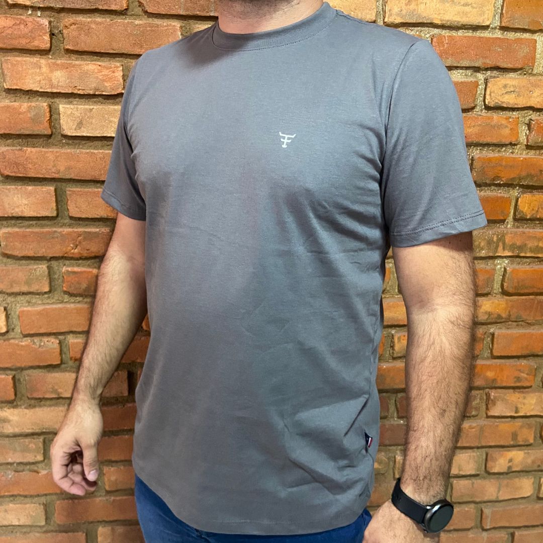 Camisa Texas Farm Masculina REF. CM143 CINZA MÉDIO