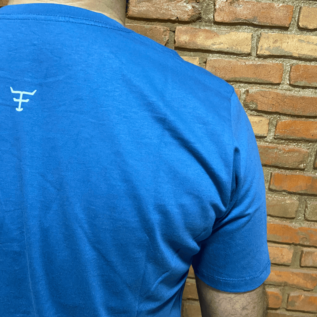 Camisa Texas Farm Masculina REF. CM358 AZUL INTENSE