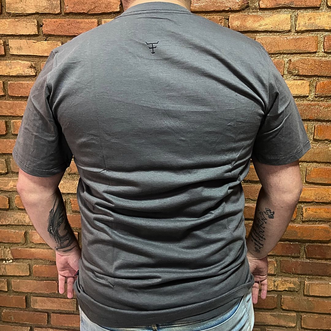 Camisa Texas Farm Masculina REF. CM485 CINZA MÉDIO