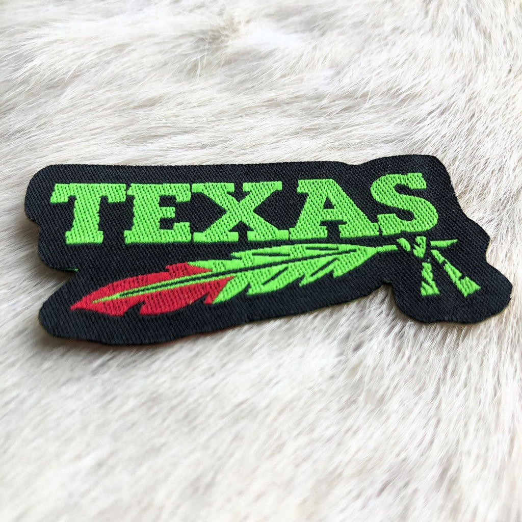 Adesivo Para Chapéu Escrito Texas