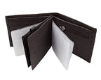Carteira Masculina M12 Marrom em Couro com Porta Cheques