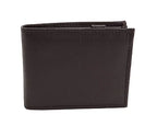 Carteira Masculina M12 Marrom em Couro com Porta Cheques