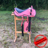 Sela Australiana Tradicional Em Couro Rosa Outlet