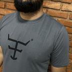 Camisa Texas Farm Masculina REF. CM589 CINZA MÉDIO/PRETO