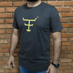 Camisa Texas Farm Masculina REF. CM589 MARROM CAFÉ/MARROM CÁQUI