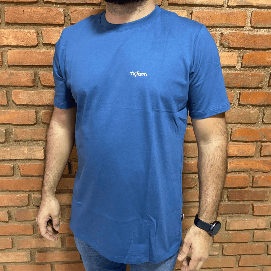 Camisa Texas Farm Masculina REF. CM358 AZUL INTENSE