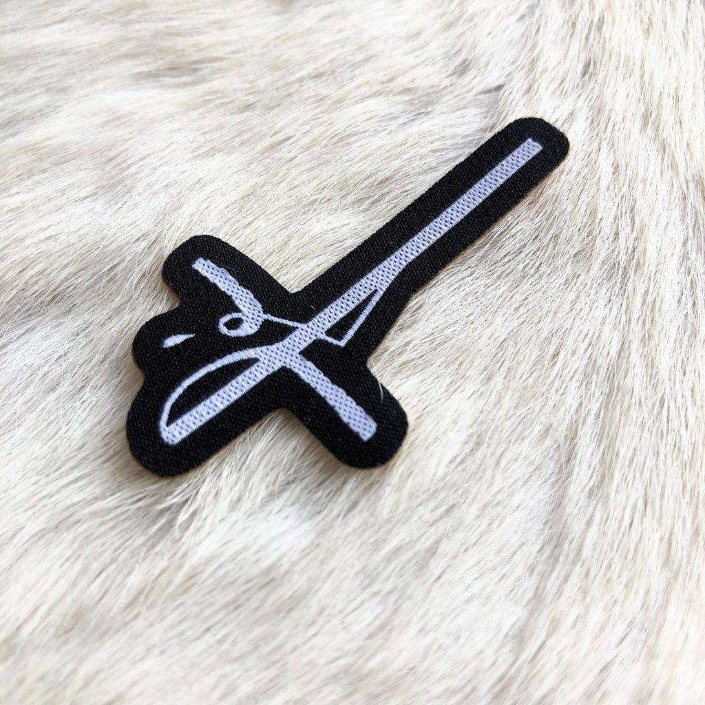 Adesivo Para Chapéu Fé Preto