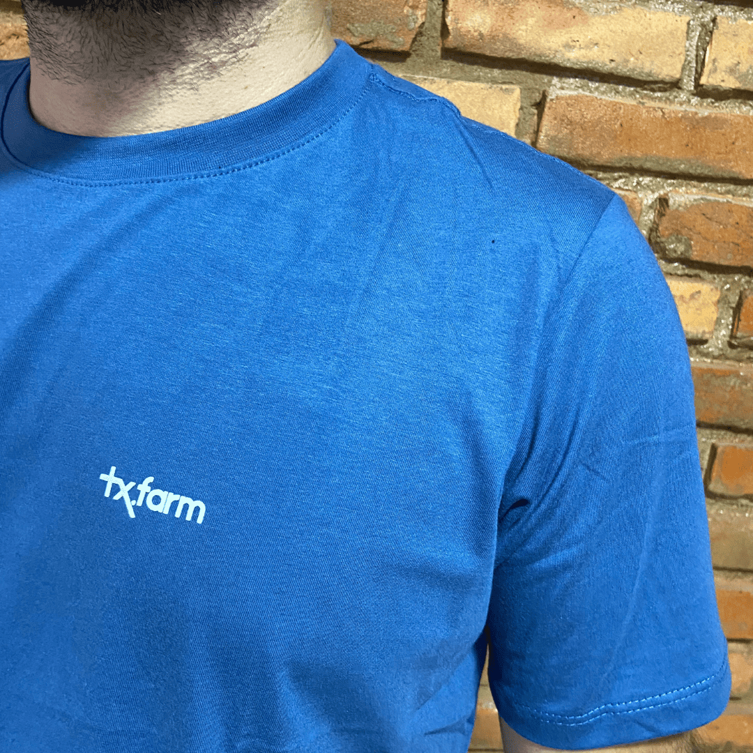 Camisa Texas Farm Masculina REF. CM358 AZUL INTENSE