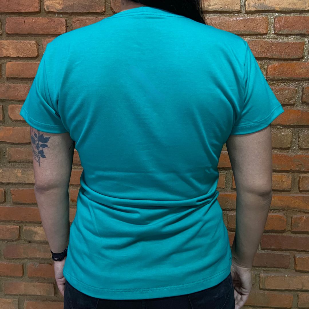 Camisa Texas Farm Feminina REF. CF273 VERDE JADE