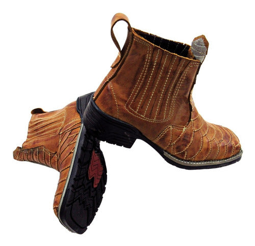 Botina Country Escamada Cowboy