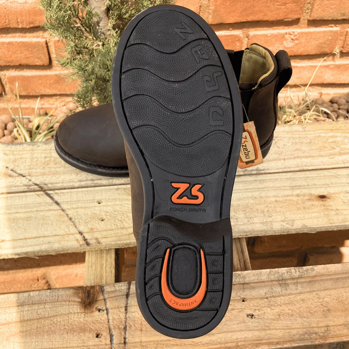 Botina Original Zebu Referência 59080 graxo – Couros ALLAS