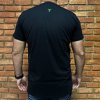 Camisa Texas Farm Masculina REF.CM589 PRETA/VERDE NEON