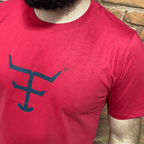 Camisa Texas Farm Masculina REF. CM589 VERMELHA/VINHO