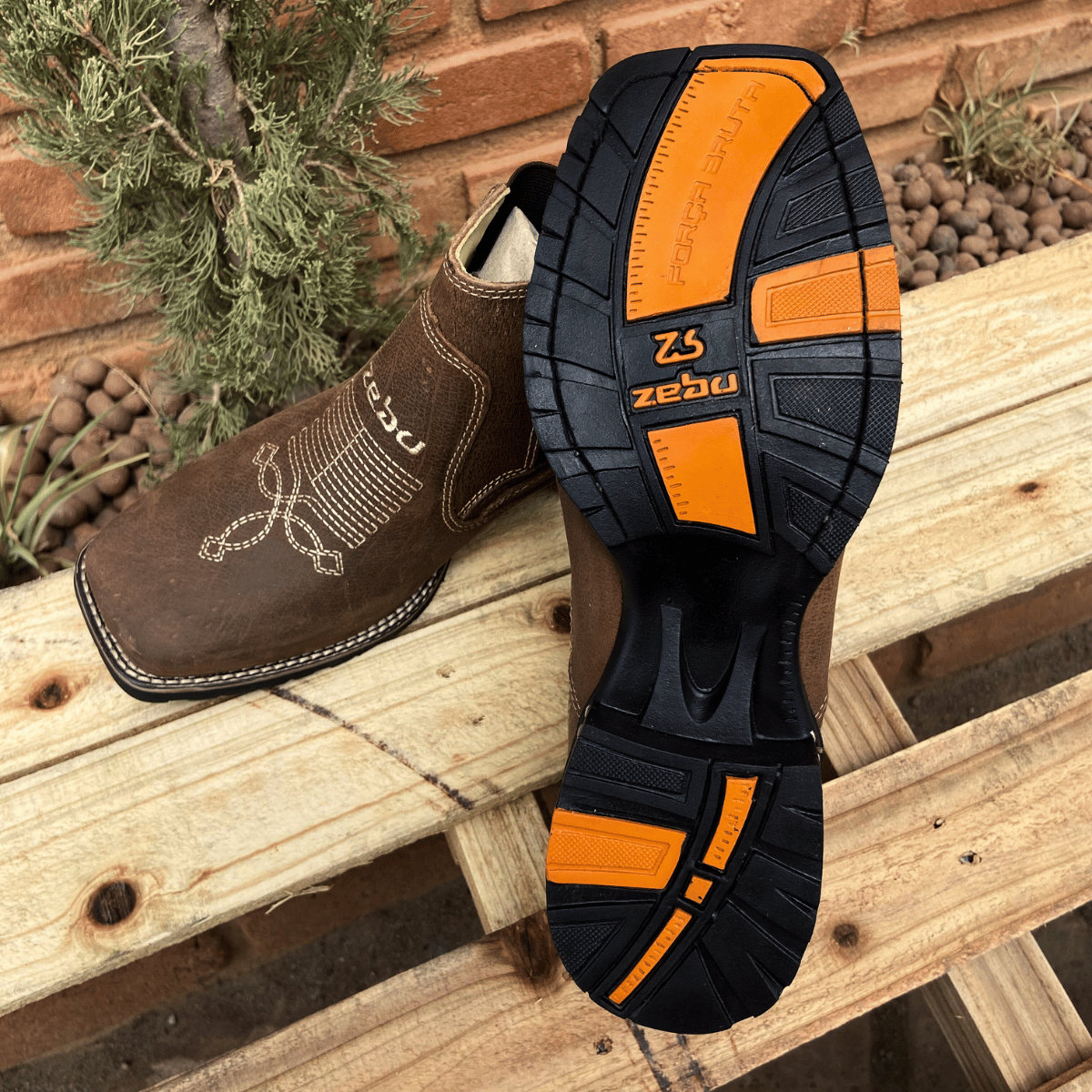 Botina Original Zebu Referência 57110 Terra