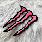 Adesivo Para Chapéu Monster Rosa