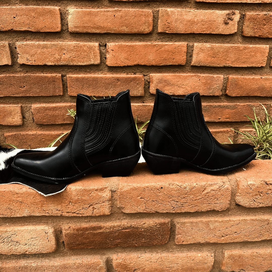 Sapato Elástico Ref S78 Preto