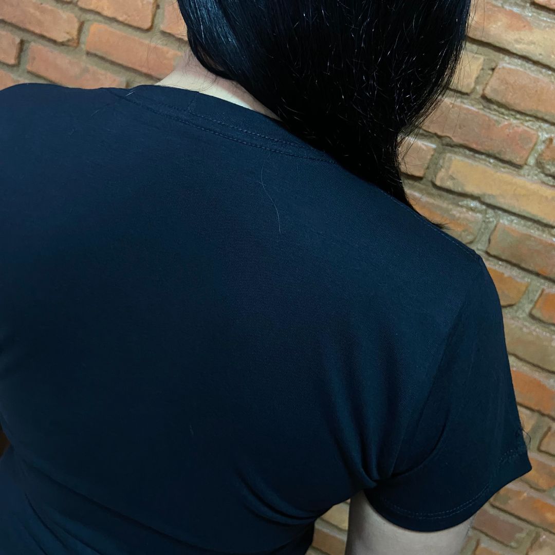 Camisa Texas Farm Feminina REF. CF306 PRETA
