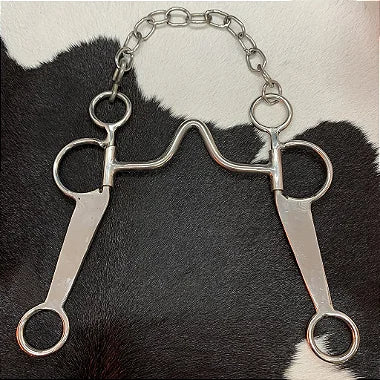 Freio Fernandinho de Chapa Bocal Alto Inox