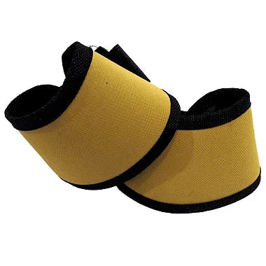 Jogo de Cloche Liso Amarelo E.V.A Fecho Tiras Autocolantes Cavalo