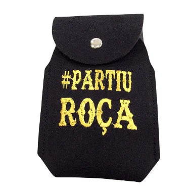Kit Relógio De Parede Partiu Roça Bordado + Capinha Celular