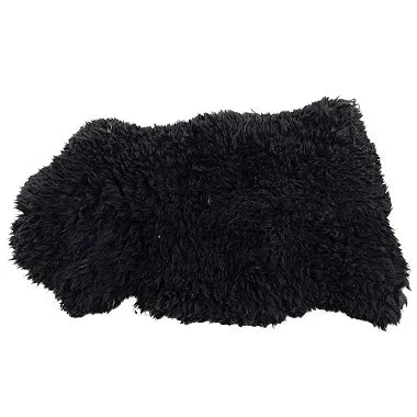 Pelego Preto Carneiro Luxo Escovado Montaria e Decoração