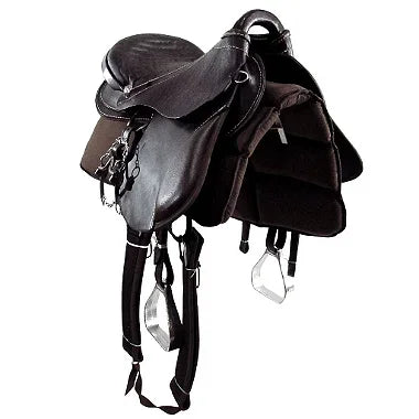Sela Australiana De Arco Marrom Inox Luxo + Acessórios