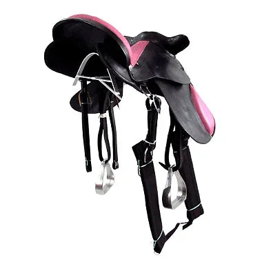 Sela Australiana De Cabeça Preta Com Rosa Luxo Inox 16 Pol