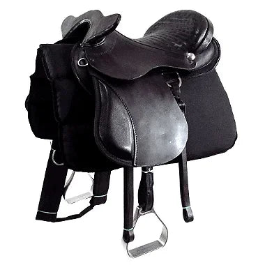 Sela Australiana De Cabeça Preta Inox Luxo + Acessórios