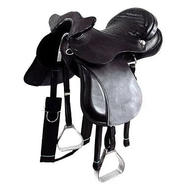 Sela Australiana De Cabeça Preta Luxo Inox 16 Polegadas