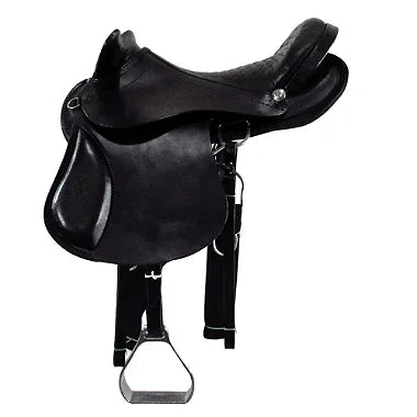 Sela Australiana De Cabeça Preta Luxo Inox 16 Polegadas – Couros ALLAS