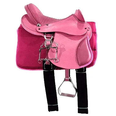 Sela Australiana De Cabeça Rosa Inox Luxo + Acessórios