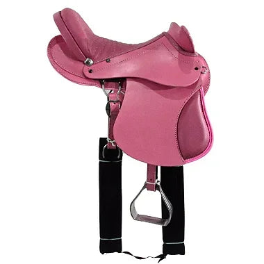 Sela Australiana De Cabeça Rosa Luxo Inox 16 Polegadas