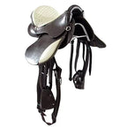 Sela Australiana Marrom e Bege Infantil Luxo 12 Polegadas
