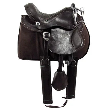 Sela Australiana Marrom Infantil De Arco Luxo + Acessórios