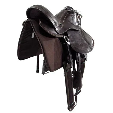 Sela Australiana Marrom Infantil De Arco Luxo + Acessórios