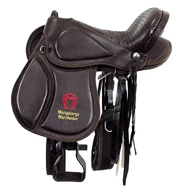 Sela Australiana Marrom Soft Gel Vaqueta Mangalarga 16 Pol